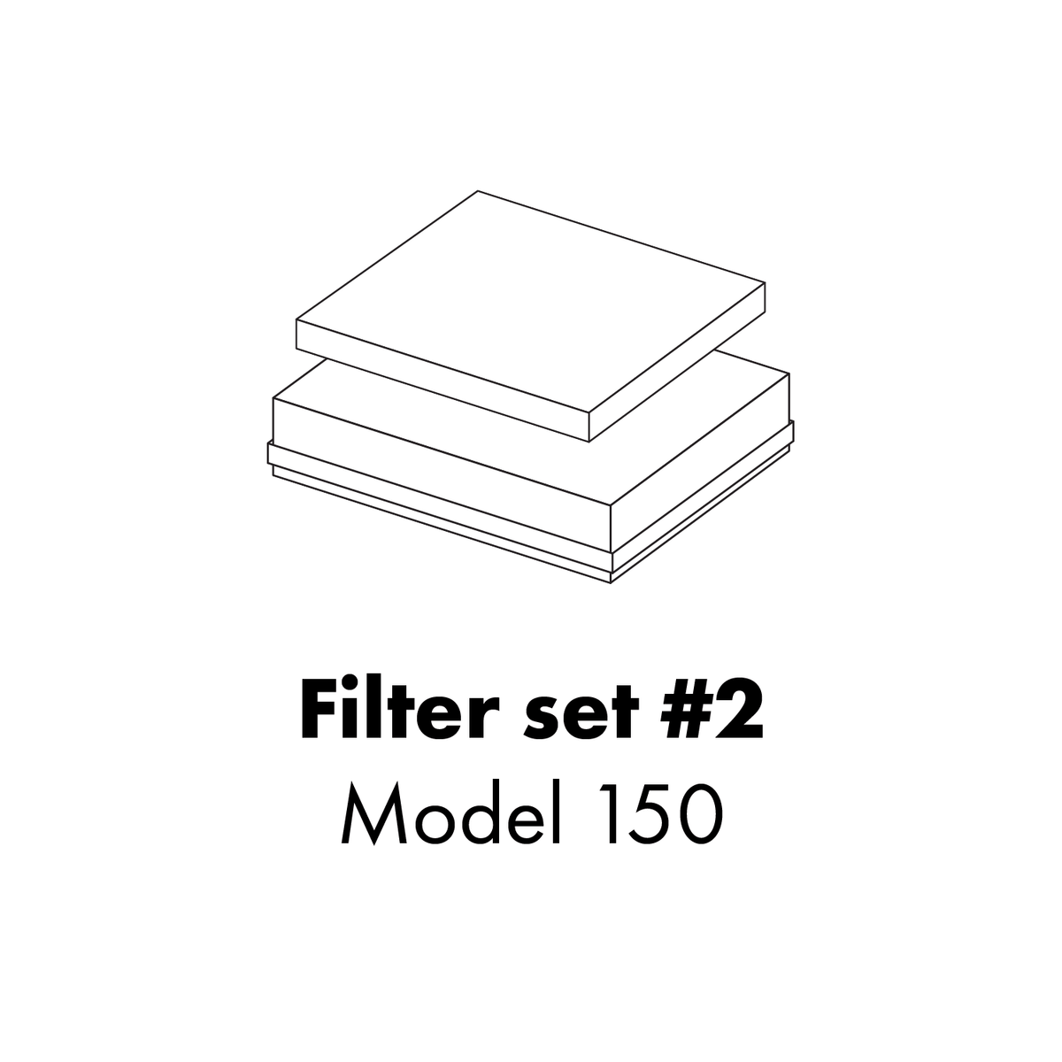 Airfi Model 150 filtrų komplektas
