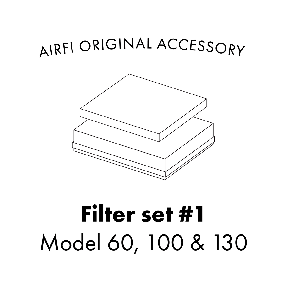 Originalus Airfi filtrų komplektas Model 60, 100, 130